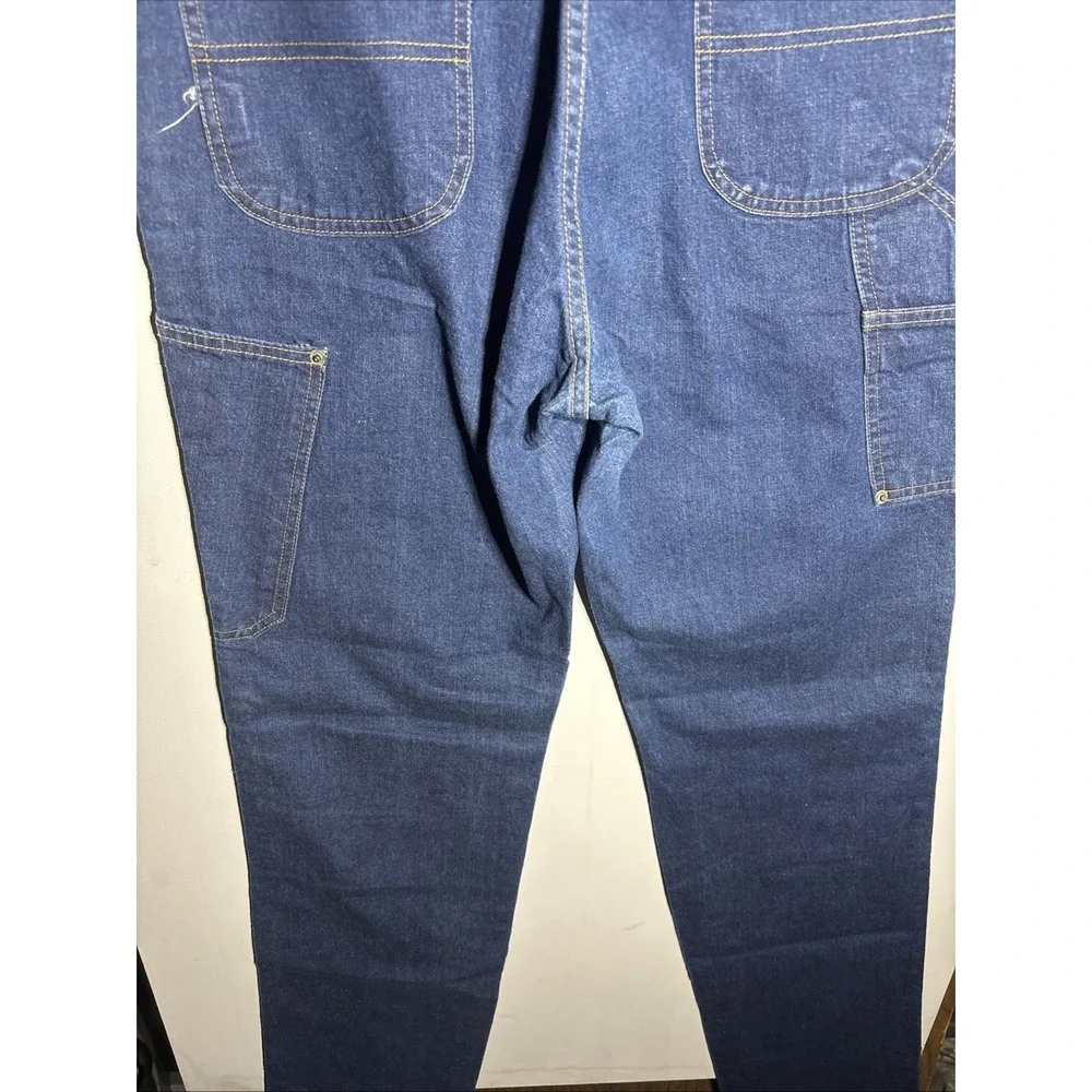 Polo Western Ralph Lauren Carpenter Jeans Double Knee Utility Denim 30x36 HQ 713